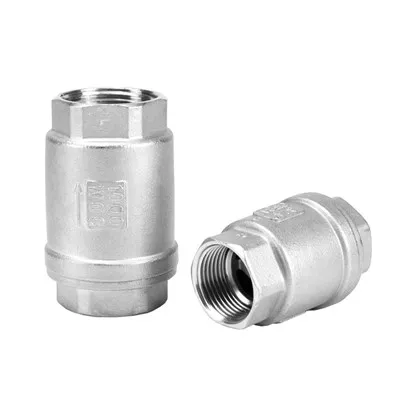 Válvula de referencia de acero inoxidable de hilo